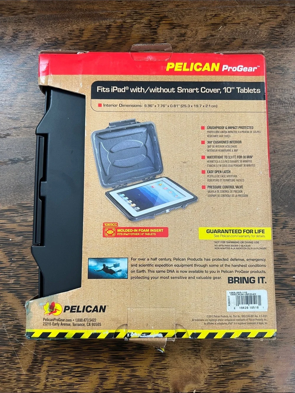 Pelican pro gear tablet iPad cover 10” NWB